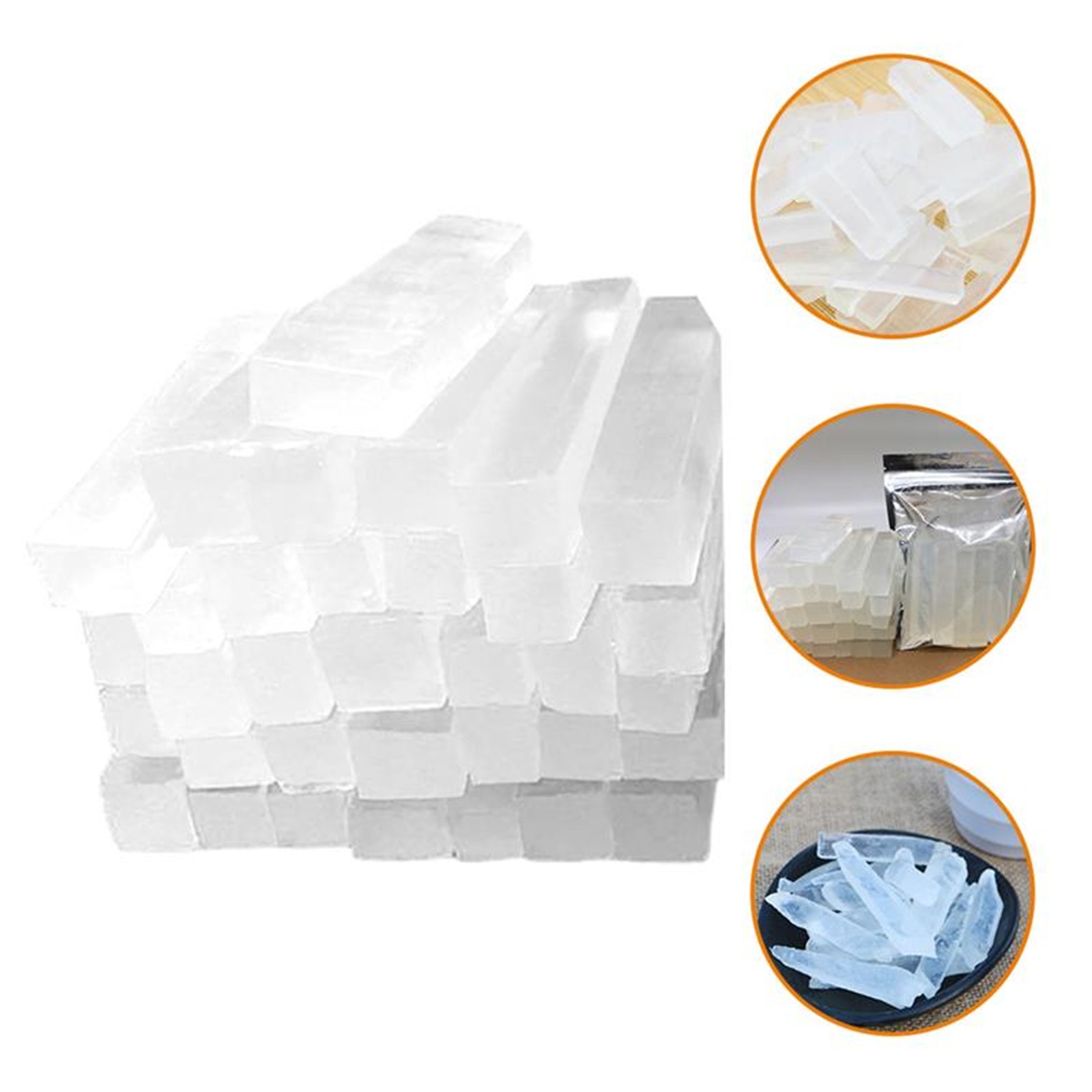 Soap Making Glycerin - 250g Worek Przezroczystej Bazy Glicerynowej do