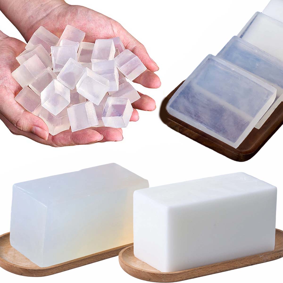 Soap Making Glycerin - Baza do mydła glicerynowego 1000g DIY