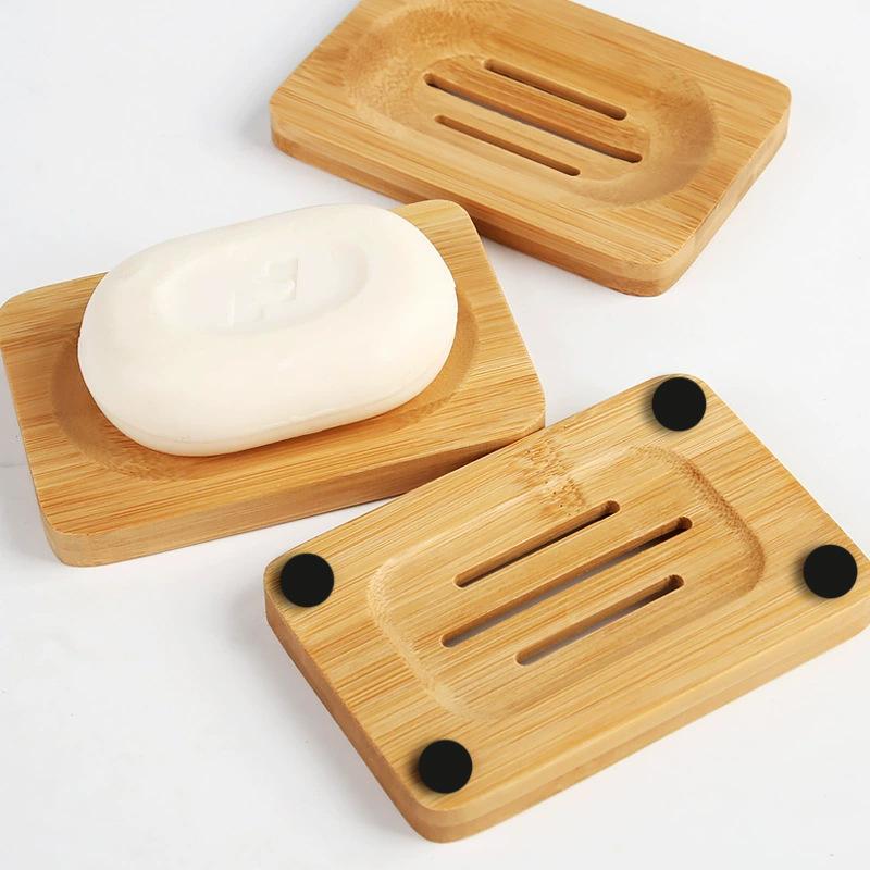 Soap Dish Draining - Naturalna bambusowa mydelniczka 1 szt. z
