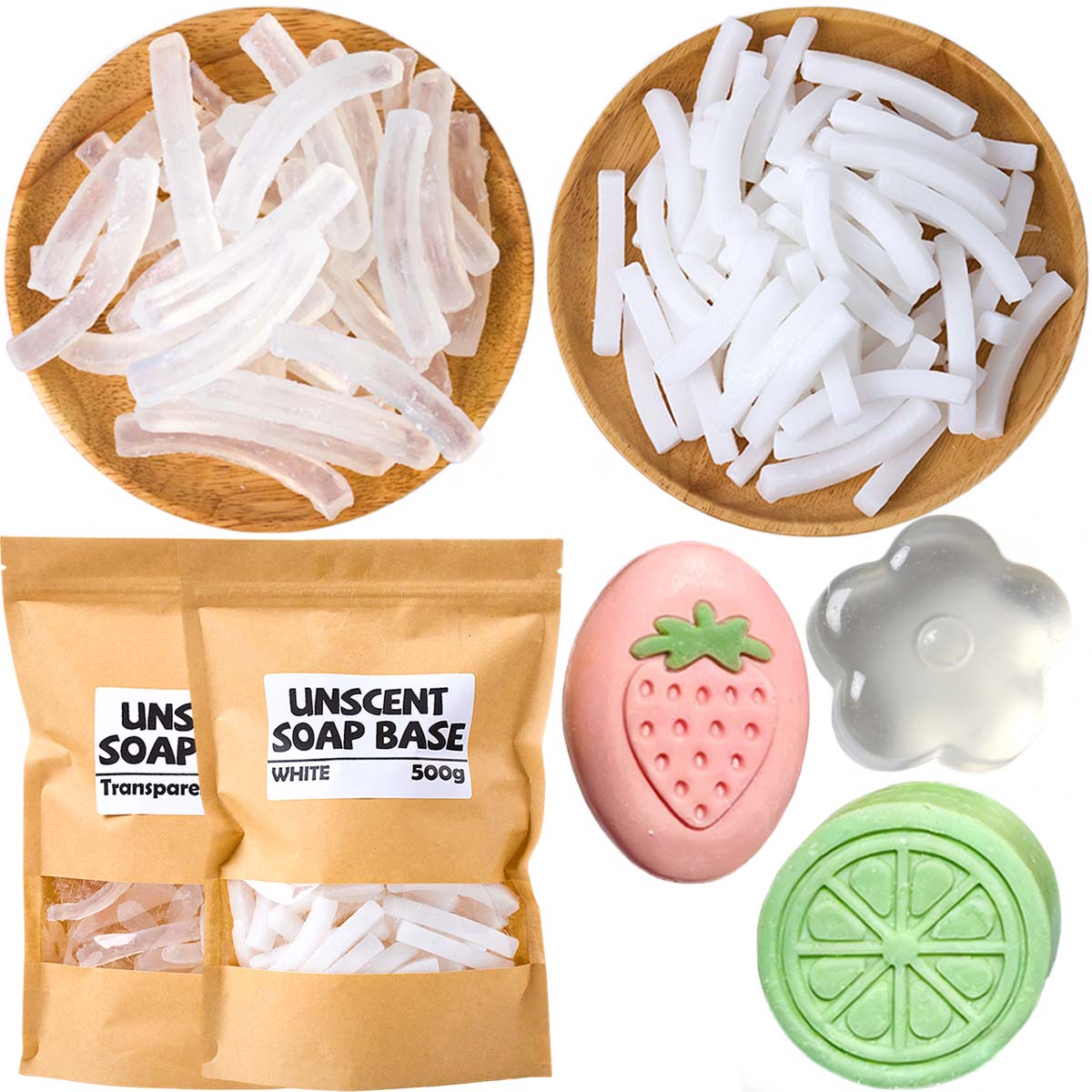 Soap Making Glycerin - 500g Baza do mydła glicerynowego DIY,