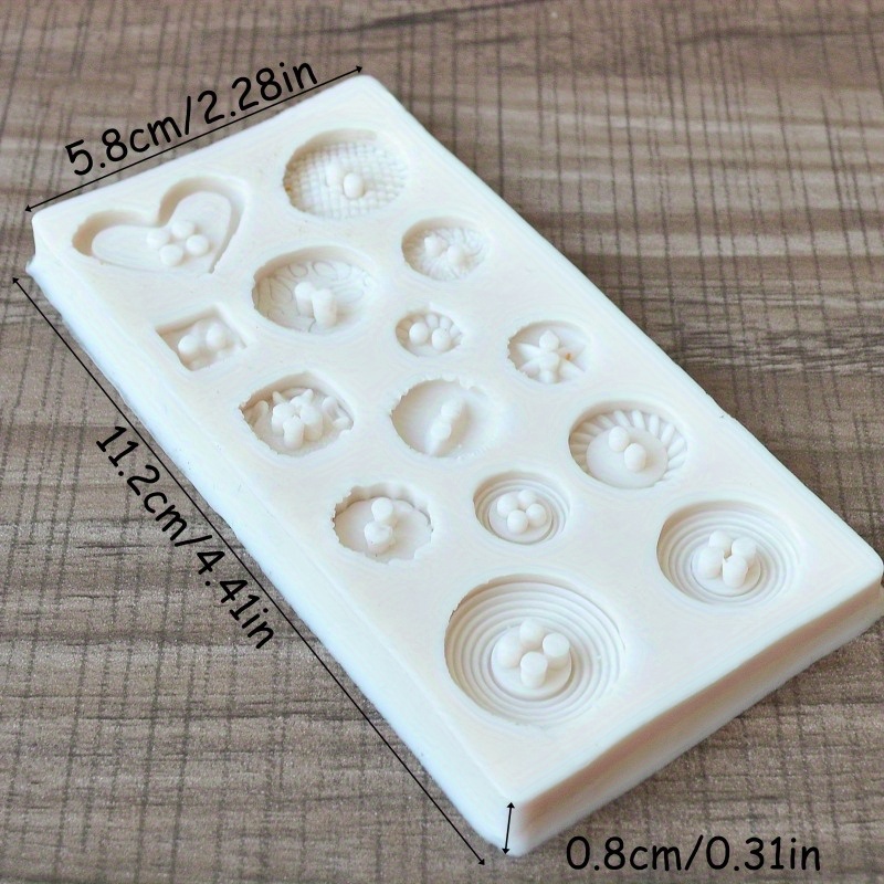 Forma silikonowa do guzików, f – Soap Making Designs recenzja i cena