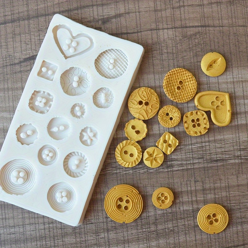Forma silikonowa do guzików, f – Soap Making Designs recenzja i cena