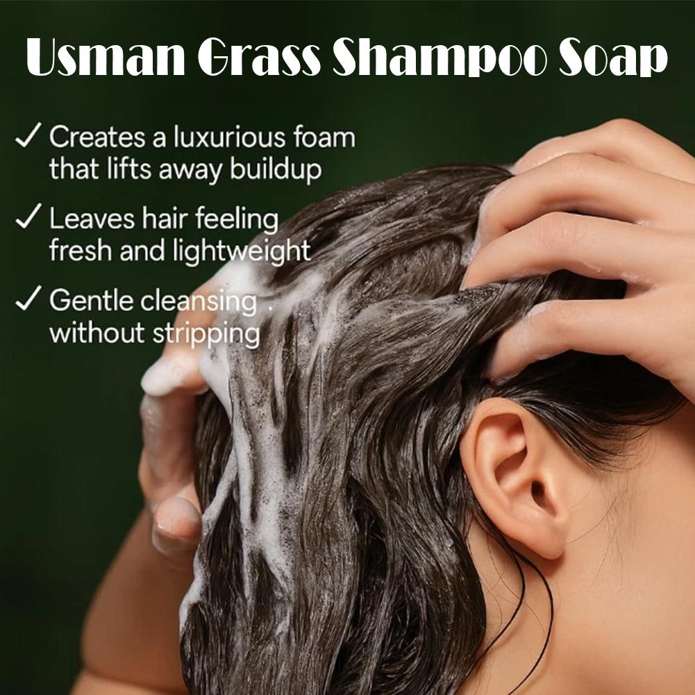 80g Usman Grass Solid Shampoo  – Soap Making Oils recenzja i cena