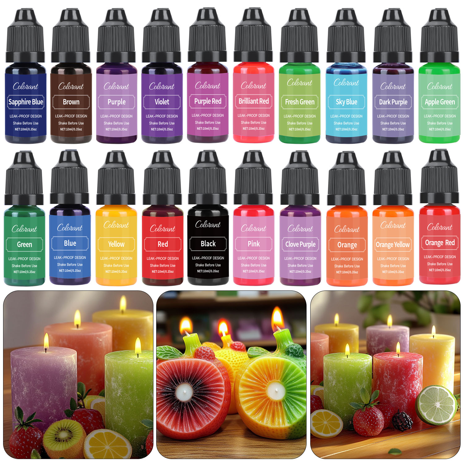 Płynny barwnik do świec do wos – Soap Making Liquid recenzja i cena