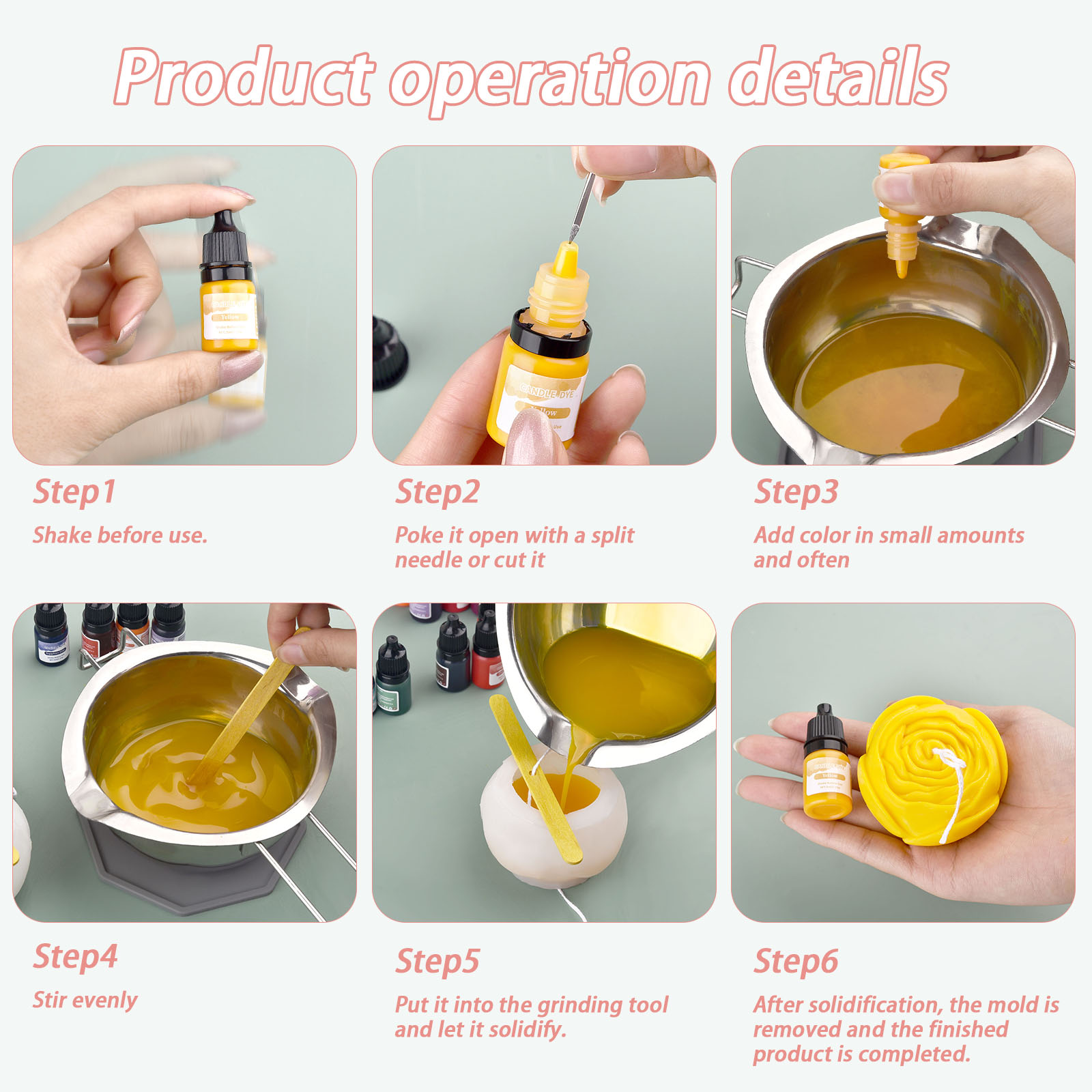 5 ml/butelka Pigment woskowy d – Soap Making Liquid recenzja i cena