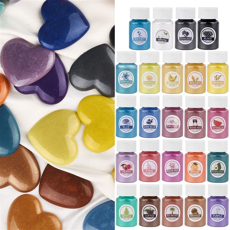 24 kolory żywica epoksydowa ba – Mica Powder Colorant recenzja i cena