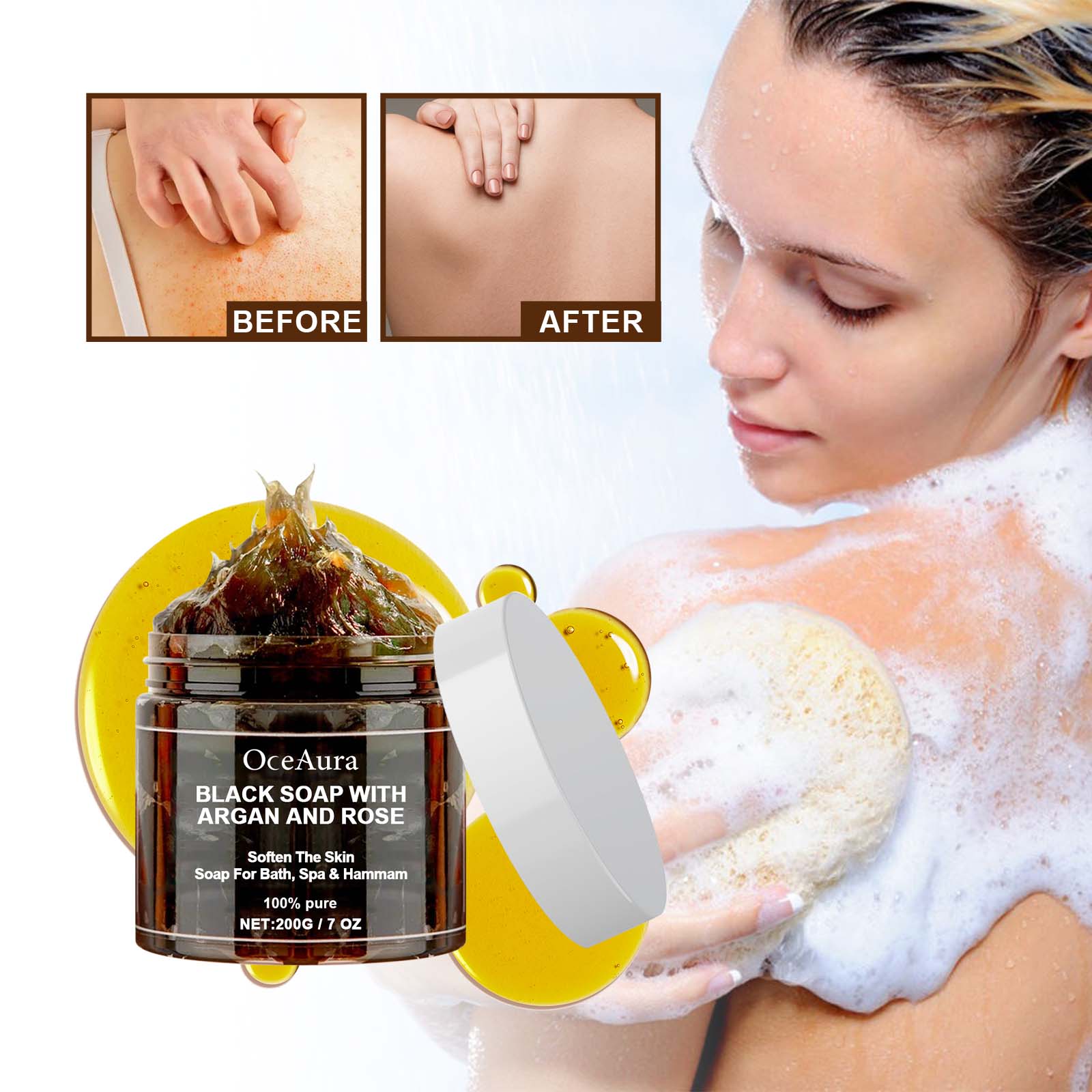 OCEAURA Czarne mydło z arganem – Soap Making Oils recenzja i cena