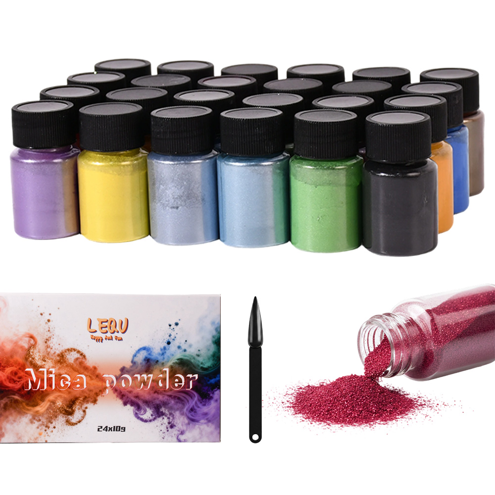 24-kolorowy proszek mika chame – Mica Powder Colorant recenzja i cena