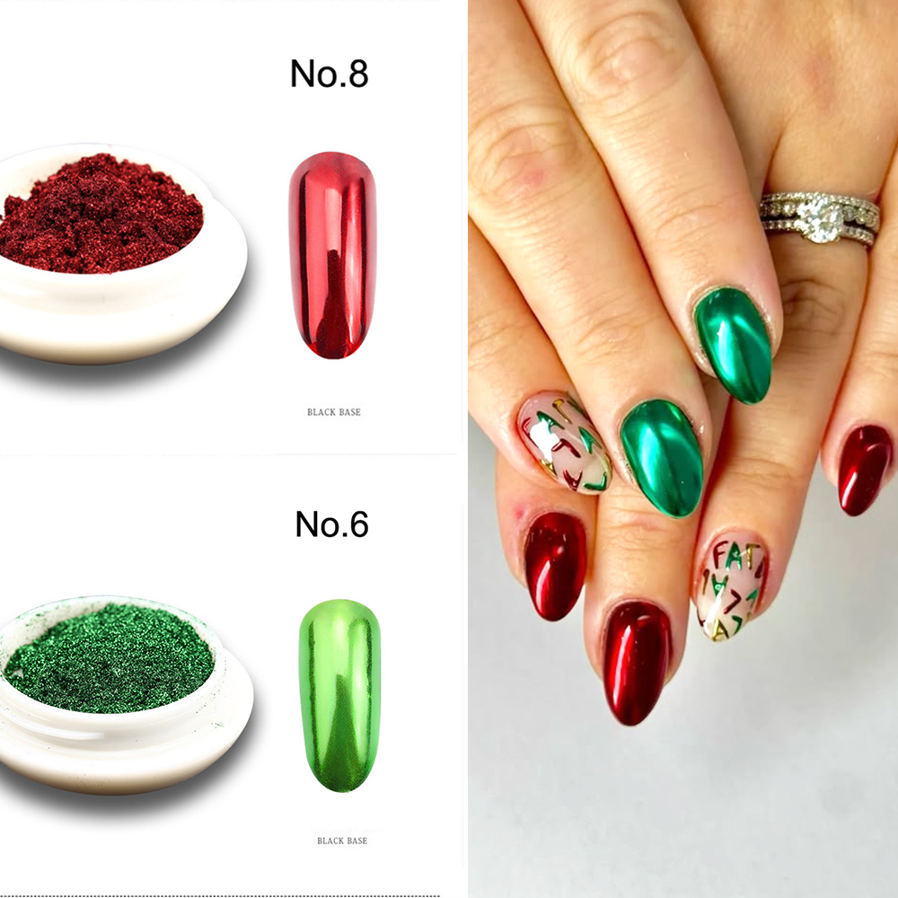 2 SZT./Zestaw Czerwono-Zielony – Mica Powder Colorant recenzja i cena